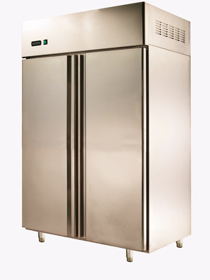 холодильник азиатской двойной двери 900L коммерчески чистосердечный для супермаркета, 1215x800x1930