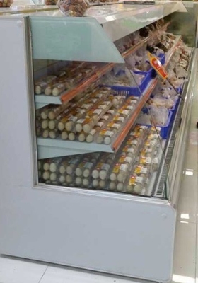 Тележка еды охладителя Multideck компрессора Corpeland/Pansonic открытая к клиенту используемому в супермаркете