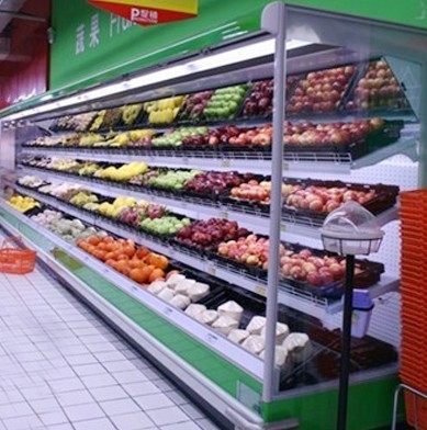 Охладитель супермаркета открытый/upright коммерчески холодильник для плодоовощ