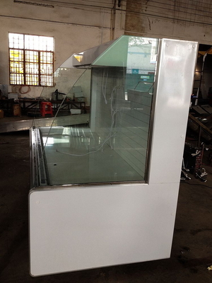 Белый охладитель 2.5meter Multideck открытый, низкий охладитель витрины открытой выкладки высоты