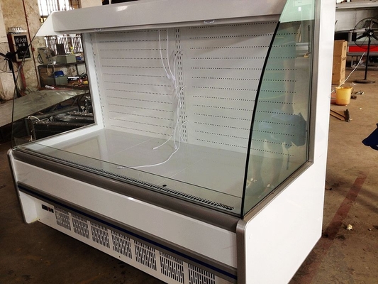 Белый охладитель 2.5meter Multideck открытый, низкий охладитель витрины открытой выкладки высоты