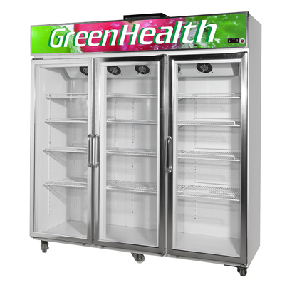 Нержавеющей стали двери компрессора -25°C 3 Tecumseh замораживателя дисплея Upright коммерчески