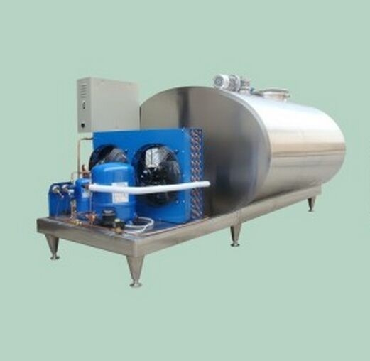 Refrigerated горизонтальные 304 танка нержавеющей стали для охладителя изоляции охлаждать и хранения парного молока